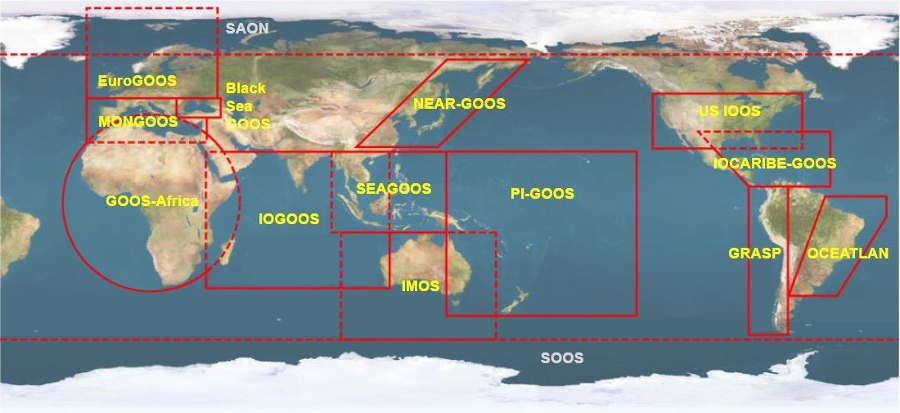 GOOS Regional Alliances Map